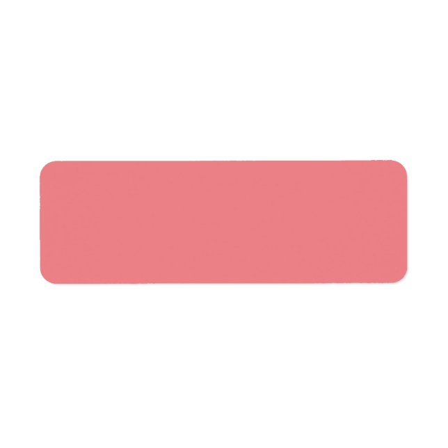 Return Address Label (Front)