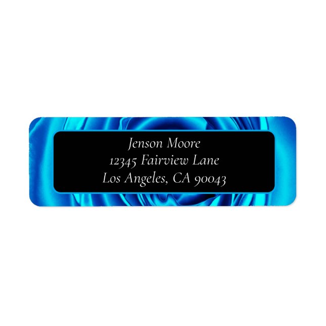Return Address Label (Front)