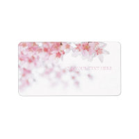 RETURN ADDRESS LABEL : CHERRY BLOSSOM