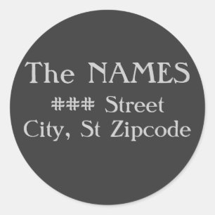 return address label - family