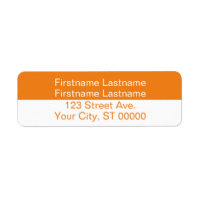 Return Address Label For a Couple With Two Names