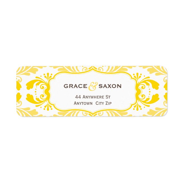 RETURN ADDRESS LABEL :: savvy 1L (Front)