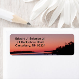 Return Address Label Sea Wall, ME