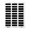 Return Address Label | Sleek Black Mailing Sticker