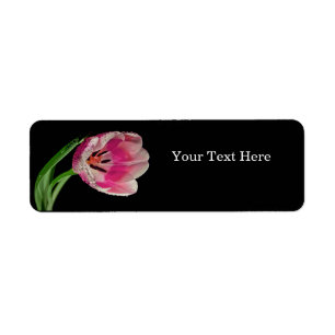 Return Address Label Tulip