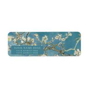 RETURN ADDRESS LABEL : Van Gogh : ALMOND BLOSSOM