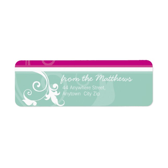 RETURN ADDRESS LABEL :: verve 7L (Front)