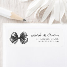 Return Address Label Wedding.