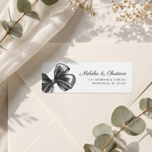 Return Address Label Wedding.