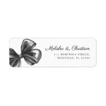 Return Address Label Wedding.