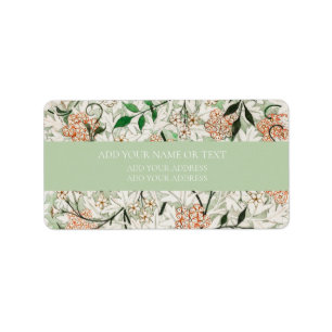 RETURN ADDRESS LABEL : WILLIAM MORRIS :
