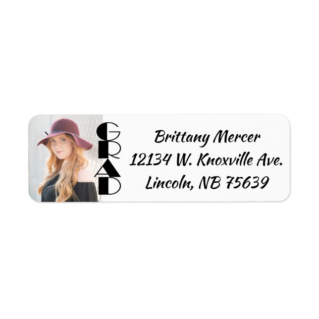 Return Address Labels - Graduation (Front)