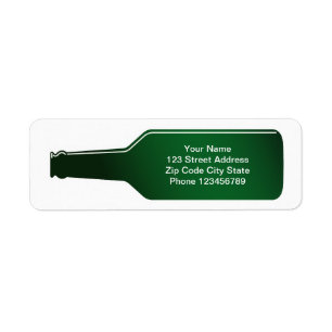 Return address labels   Message in a bottle