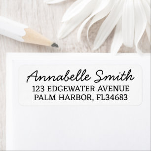 Return Address Labels/Personalized Return Address 