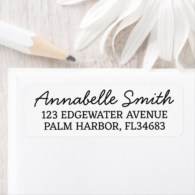 Return Address Labels/Personalized Return Address  (Insitu)