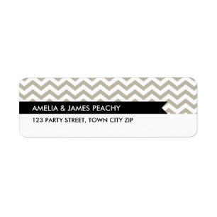 RETURN ADDRESS LABELS :: simple minimal classy