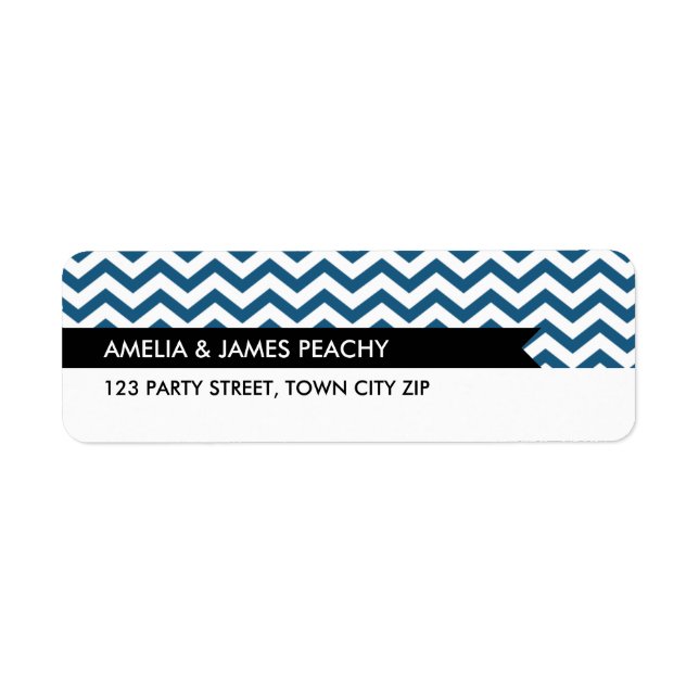 RETURN ADDRESS LABELS :: simple minimal classy (Front)