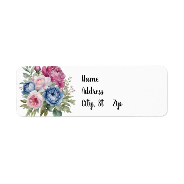 Return Address Labels Stickers (Front)