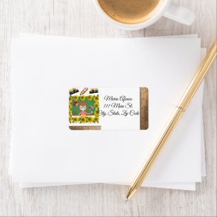 Return Address Labels Sunflower Teacher