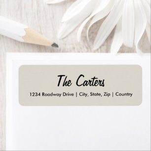 Return Address Labels - Wedding Invite  Stationary