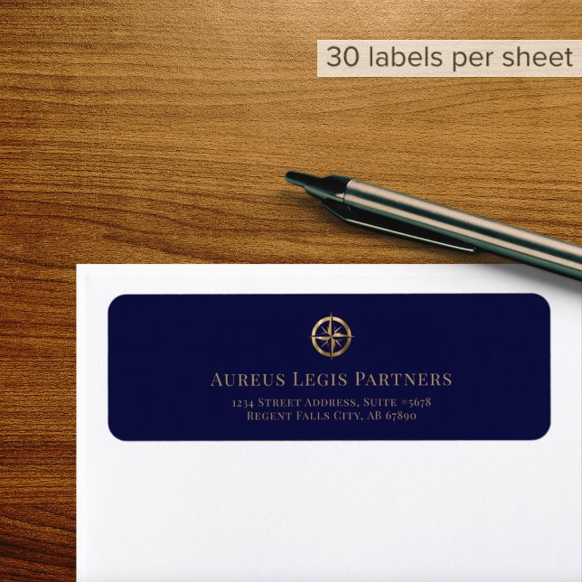 Return Address Labels with Compass Logo (Creator Uploaded)