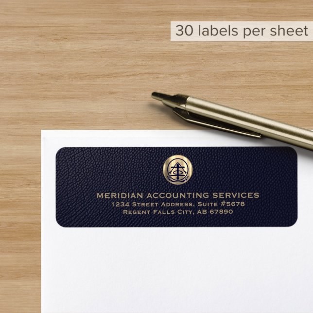 Return Address Labels with Gold Seal Logo (Creator Uploaded)
