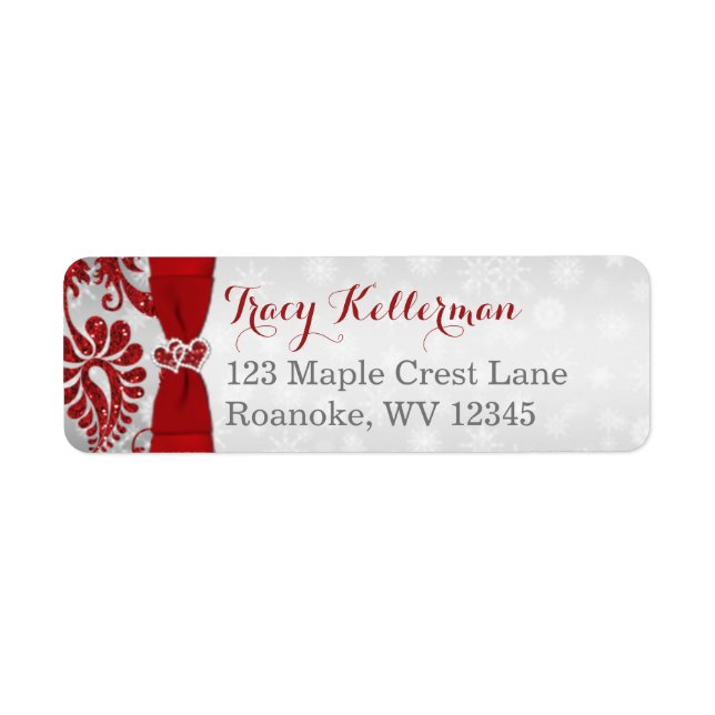 Return Address Labels | Wrapped in Love (Front)