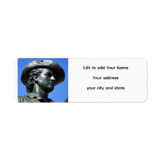 Return address lable Minuteman