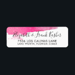 RETURN ADDRESS modern luxe gilded gold pink black<br><div class="desc">by kat massard >>> www.simplysweetPAPERIE.com <<< Love the design, but would like to see some changes - another colour scheme, product, add a photo or adapted for a different occasion - no worries simply contact me, kat@simplysweetPAPERIE.com - I am happy to help! - - - - - - - -...</div>