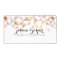 RETURN ADDRESS modern triangle aztec pattern coral