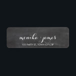 RETURN ADDRESS plain simple script type chalkboard<br><div class="desc">A modern, bold design with a super cute confetti pattern. Setup as a template it is easy to customize with your own text - make it yours! Love the design but want to see it altered - different colour - a different product to complete your branding? No worries - simply...</div>