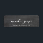 RETURN ADDRESS plain simple script type chalkboard<br><div class="desc">A modern, bold design with a super cute confetti pattern. Setup as a template it is easy to customize with your own text - make it yours! Love the design but want to see it altered - different colour - a different product to complete your branding? No worries - simply...</div>