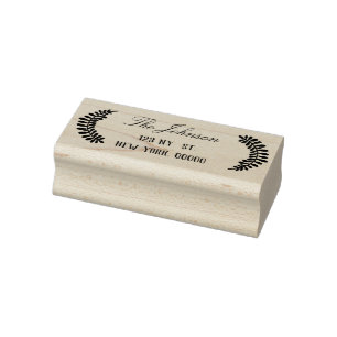 Return Address Rubber Stamp, Custom Return Address Rubber Stamp