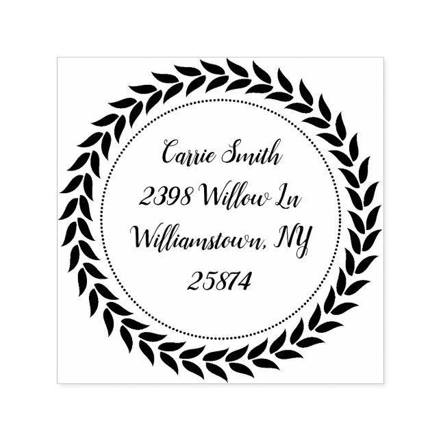 Return Address Self-inking Stamp (Design)