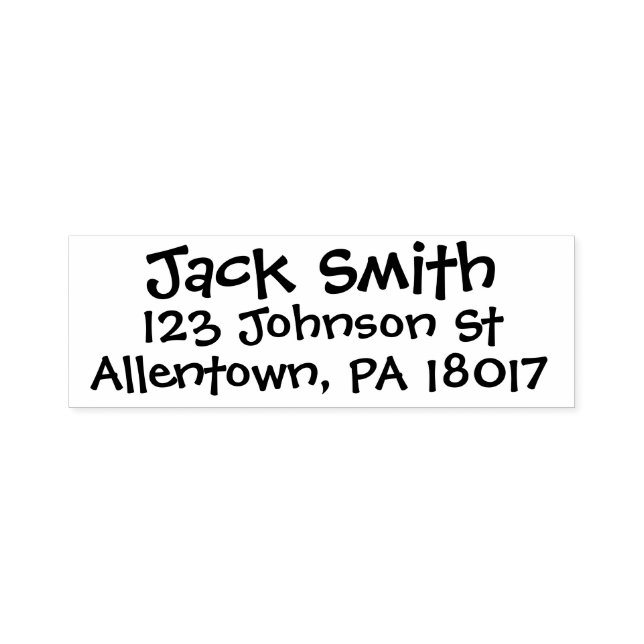 Return Address self Inking Stamp (Design)