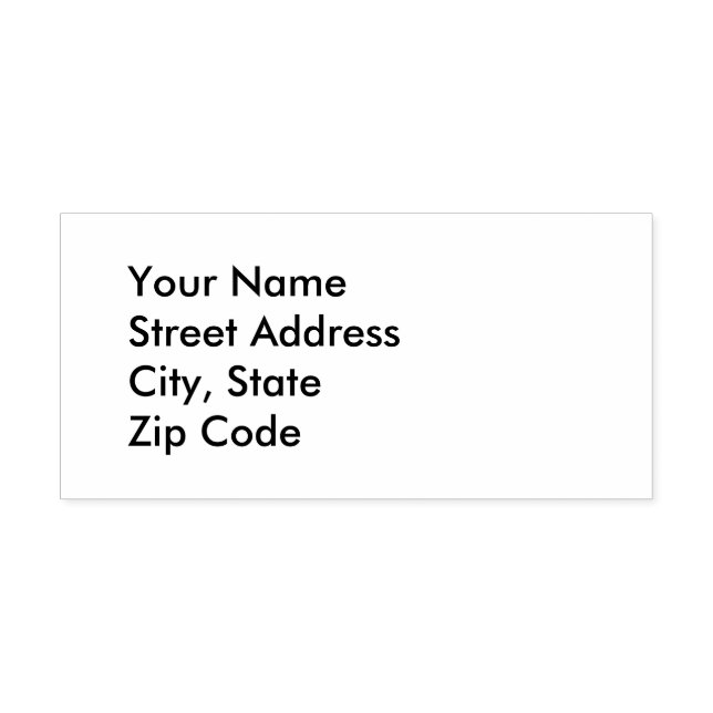 Return Address Self-inking Stamp (Design)