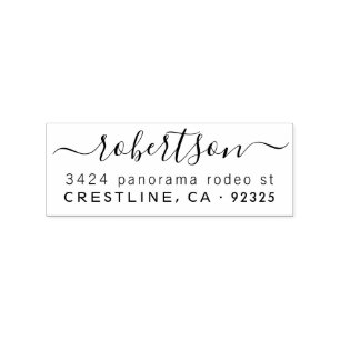 Return address stamp