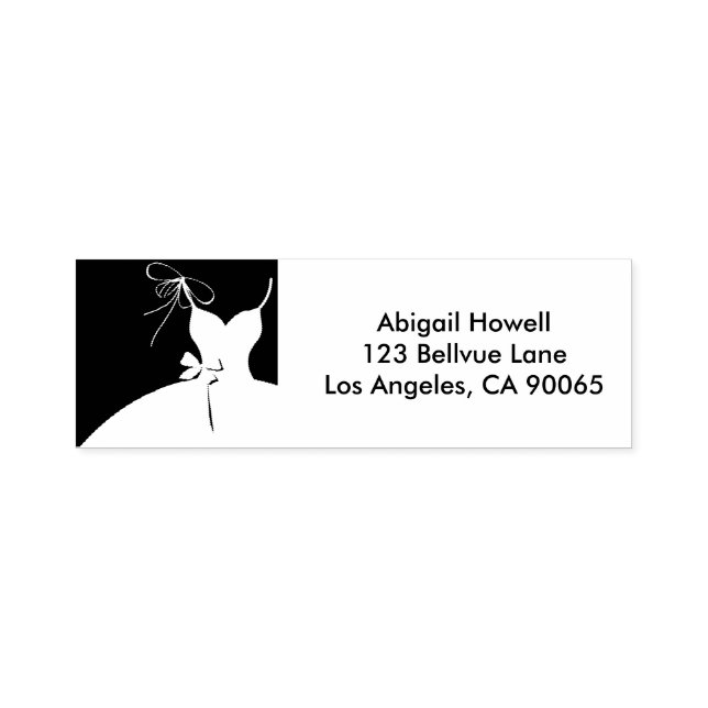 Return Address Stamp For Bride or Bridesmaid (Design)