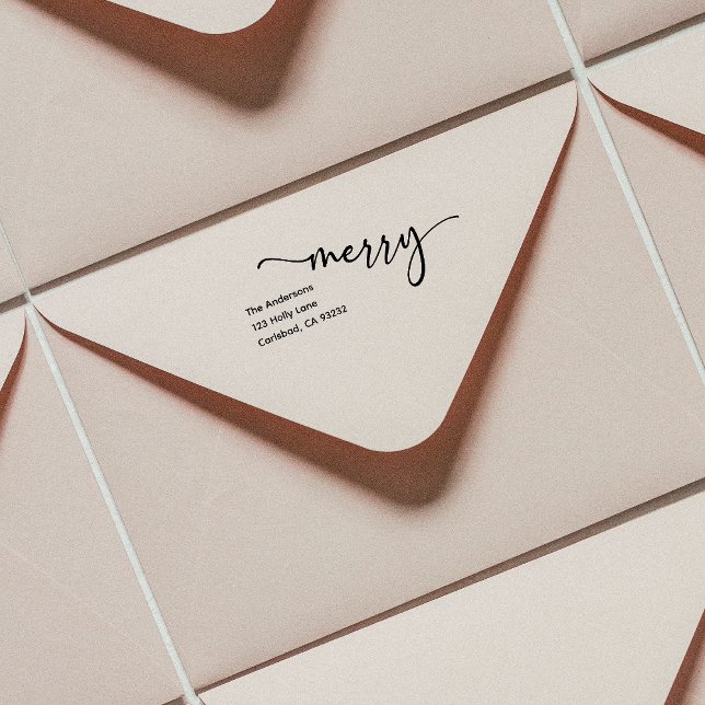 Return Address Stamp | Modern Trendy Script (Creator Uploaded)