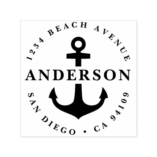 Return address stamp, perfect gift self-inking stamp (Design)