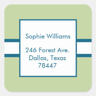 Return Address Sticker Label
