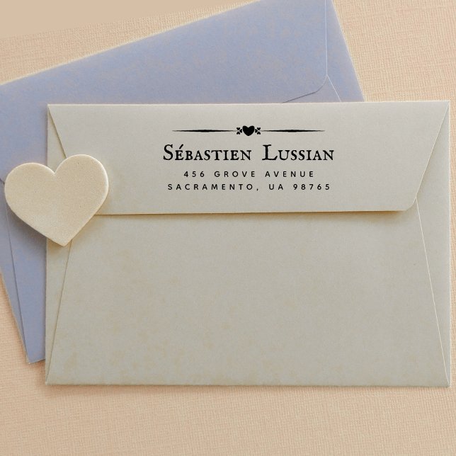 Return Address Wedding Self-inking Stamp (Creator Uploaded)