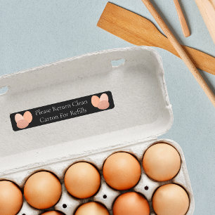 Return Carton Egg Carton Label