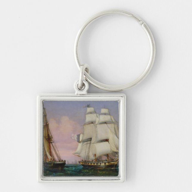 Return from Elba, c.1852 Keychain (Front)