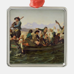 Return from the Pardon at Sainte-Anne-la-Palud Metal Ornament