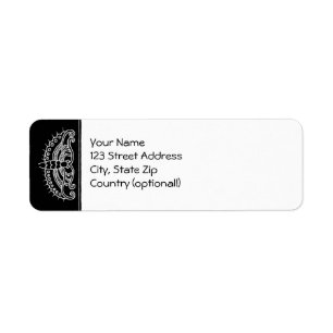 Return Label: A Letter from Butterfly (b&w)