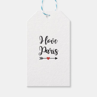 Return label I love Paris