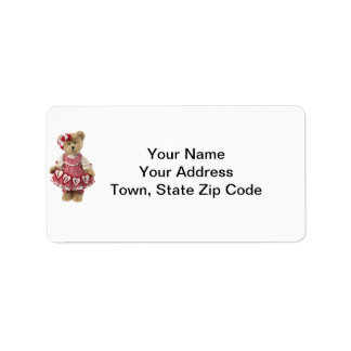 Return Labels with Love Bear