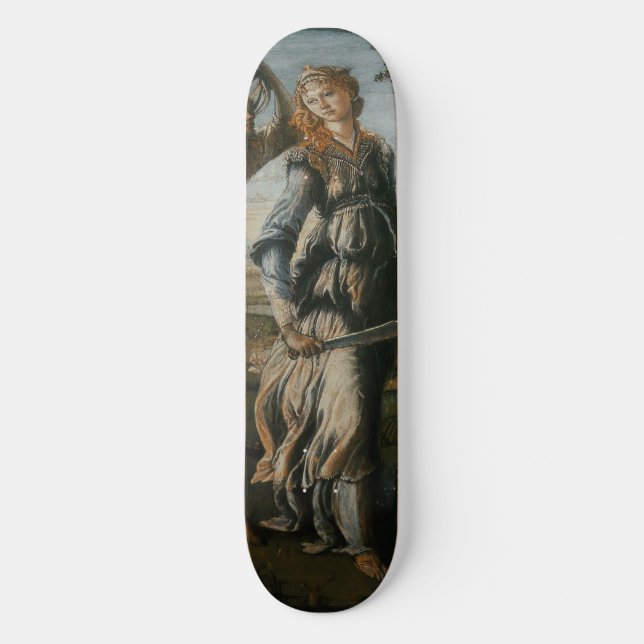 Return of Judith to Bethulia by Botticelli Skateboard (Front)