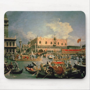 Return of the Bucintoro on Ascension Day Mouse Pad